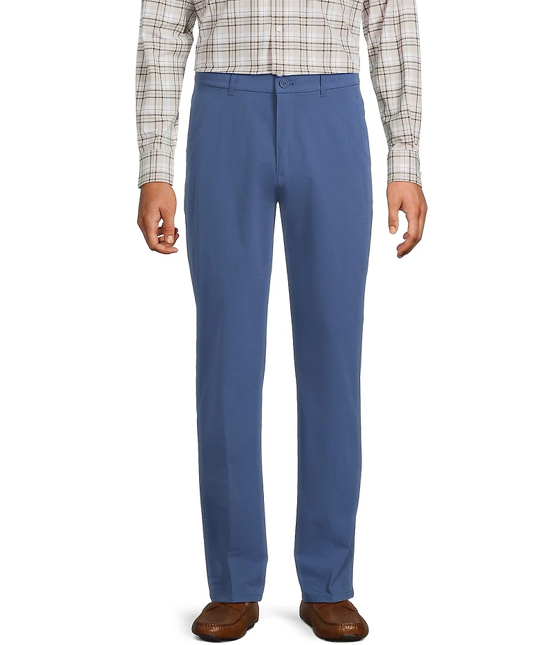 Roundtree & Yorke Performance Stewart Flat Front Classic Fit Stretch Pants