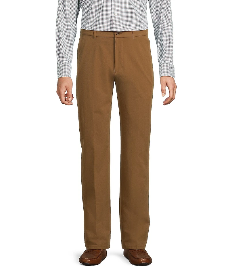 Roundtree & Yorke Performance Stewart Flat Front Classic Fit Stretch Pants