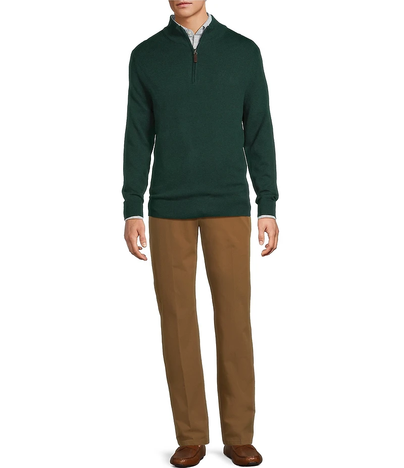 Roundtree & Yorke Performance Stewart Flat Front Classic Fit Stretch Pants