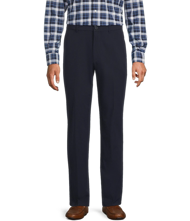 Roundtree & Yorke Performance Stewart Flat Front Classic Fit Stretch Pants