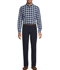 Roundtree & Yorke Performance Stewart Flat Front Classic Fit Stretch Pants