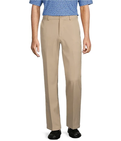 Roundtree & Yorke Performance Stewart Flat Front Classic Fit Solid Pants