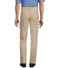 Roundtree & Yorke Performance Stewart Flat Front Classic Fit Solid Pants