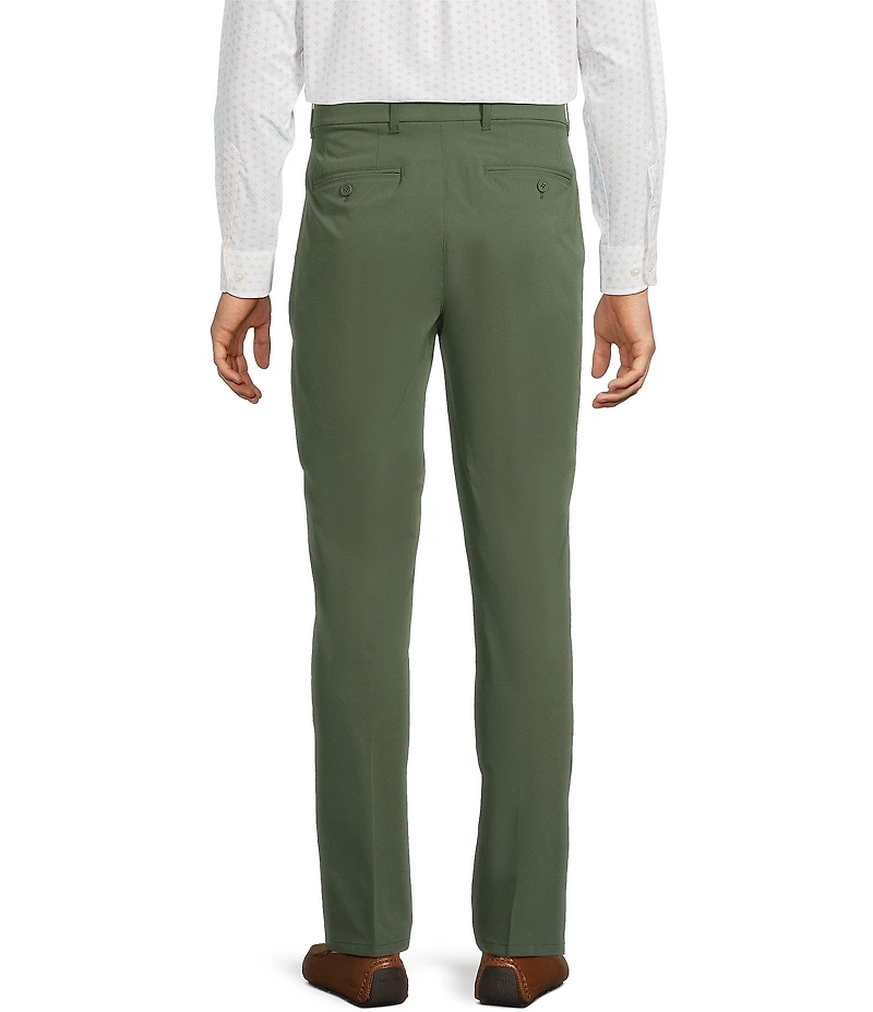 Roundtree & Yorke Performance Stewart Flat Front Classic Fit Stretch Pants