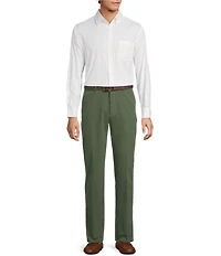 Roundtree & Yorke Performance Stewart Flat Front Classic Fit Stretch Pants