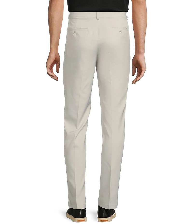 Roundtree & Yorke Performance Stewart Flat Front Classic Fit Solid Pants