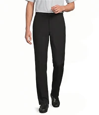 Roundtree & Yorke Performance Stewart Flat Front Classic Fit Solid Performance Hybrid Chino Pants