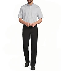 Roundtree & Yorke Performance Stewart Flat Front Classic Fit Solid Performance Hybrid Chino Pants