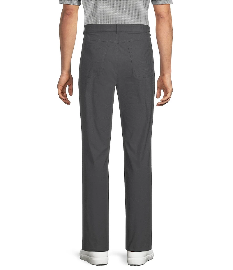 Roundtree & Yorke Performance Stewart Flat Front Classic Fit Solid Performance Hybrid Chino Pants