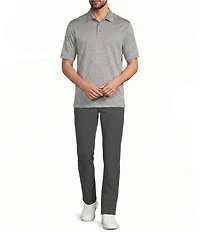 Roundtree & Yorke Performance Stewart Flat Front Classic Fit Solid Performance Hybrid Chino Pants