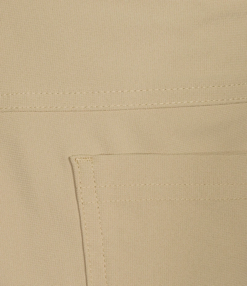 Roundtree & Yorke Performance Stewart Flat Front Classic Fit Solid Performance Hybrid Chino Pants