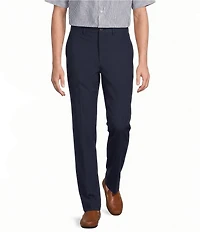 Roundtree & Yorke Performance Stewart Flat Front Classic Fit Solid Performance Hybrid Chino Pants