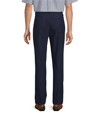 Roundtree & Yorke Performance Stewart Flat Front Classic Fit Solid Performance Hybrid Chino Pants