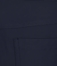 Roundtree & Yorke Performance Stewart Flat Front Classic Fit Solid Performance Hybrid Chino Pants