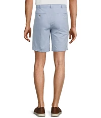 Roundtree & Yorke Performance Straight Fit Flat Front 9#double; Leaf Printed Shorts