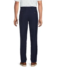 Roundtree & Yorke Performance Straight Fit Flat Front Pants