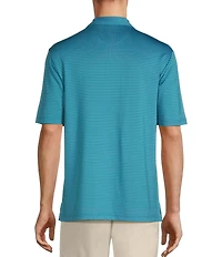 Roundtree & Yorke Performance Stripe Polo Shirt