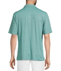 Roundtree & Yorke The Fairway Medallion Geo Performance Polo Shirt