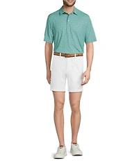 Roundtree & Yorke The Fairway Medallion Geo Performance Polo Shirt