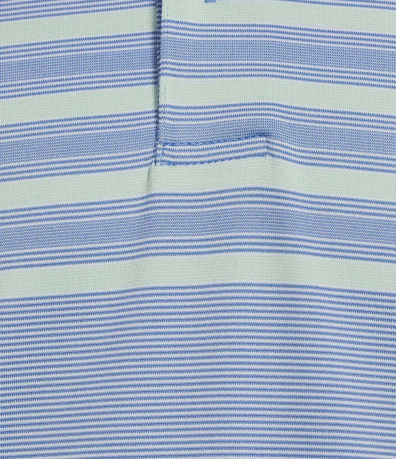 Roundtree & Yorke Roundtree & Yorke The Fairway Chest Stripe Performance Polo Shirt