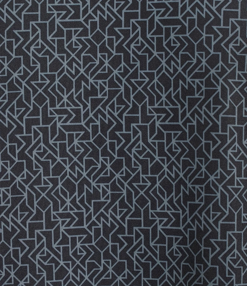 Roundtree & Yorke Performance The Fairway Short Sleeve Geo Line Print Polo Shirt