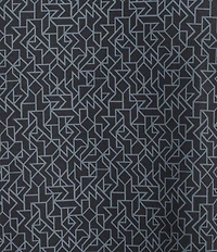 Roundtree & Yorke Performance The Fairway Short Sleeve Geo Line Print Polo Shirt