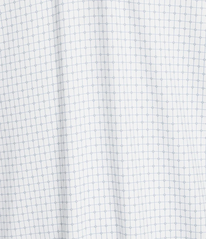 Roundtree & Yorke Performance The Fairway Short Sleeve Geometric Print Polo Shirt