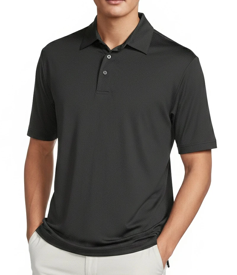 Roundtree & Yorke Performance The Fairway Short Sleeve Solid Polo Shirt