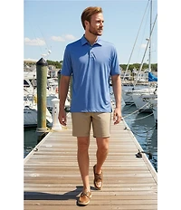 Roundtree & Yorke Performance The Fairway Short Sleeve Solid Polo Shirt