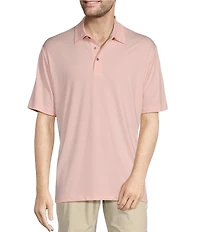 Roundtree & Yorke Performance The Fairway Short Sleeve Solid Polo Shirt
