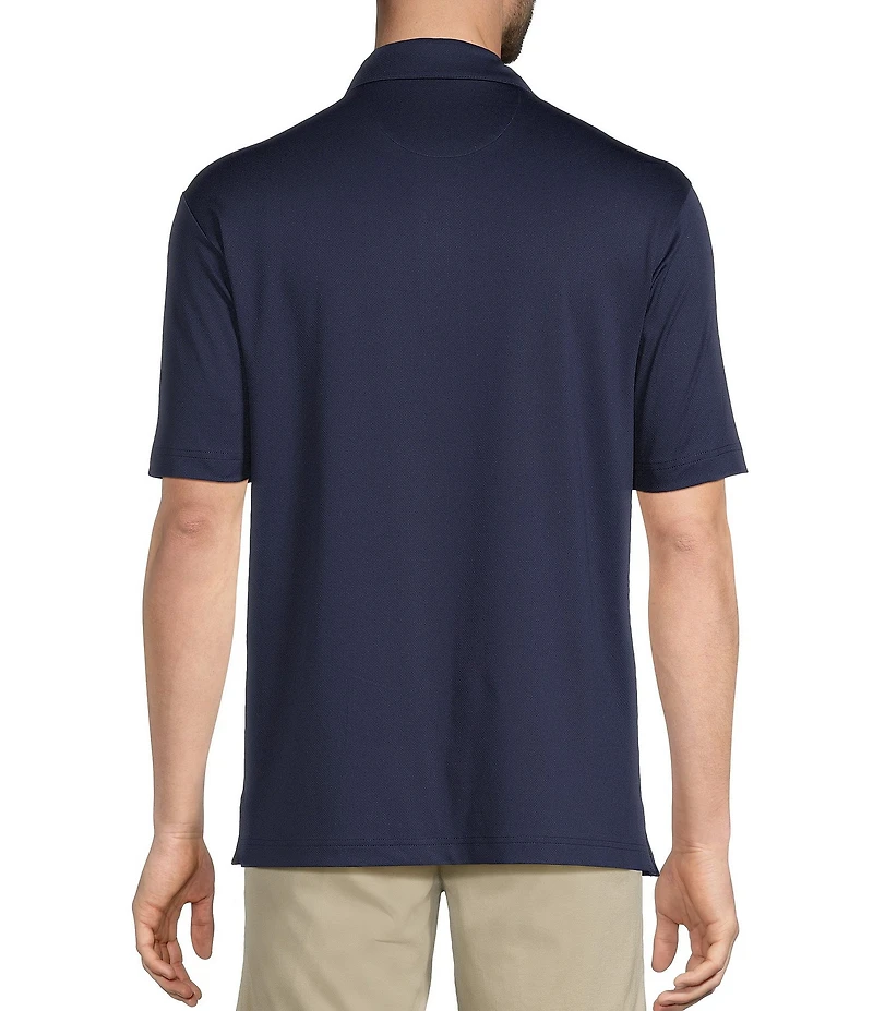 Roundtree & Yorke Performance The Fairway Short Sleeve Solid Polo Shirt