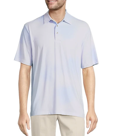 Roundtree & Yorke Performance The Fairway Short Sleeve Watercolor Polo Shirt
