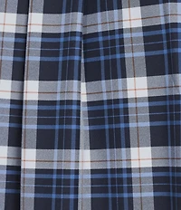 Roundtree & Yorke Performance The Traveler Long Sleeve Large Plaid Twill Sport Shirt