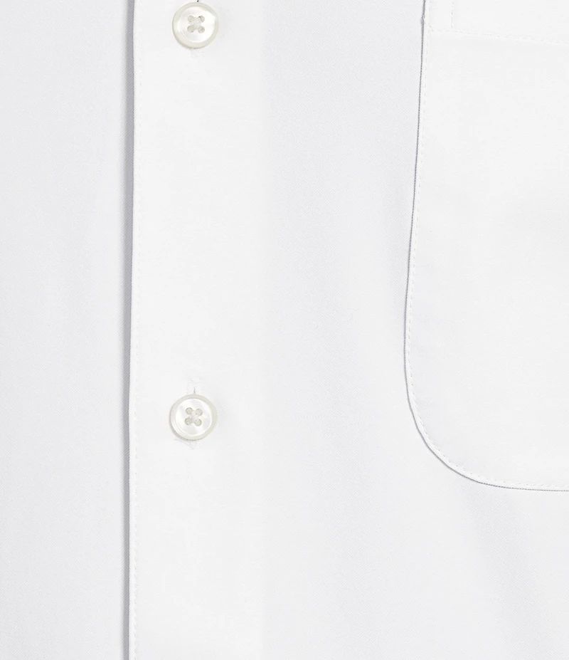 Roundtree & Yorke Performance The Traveler Long Sleeve Solid Twill Sport Shirt