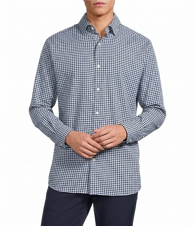 Roundtree & Yorke Performance The Traveler Small Check Sport Shirt