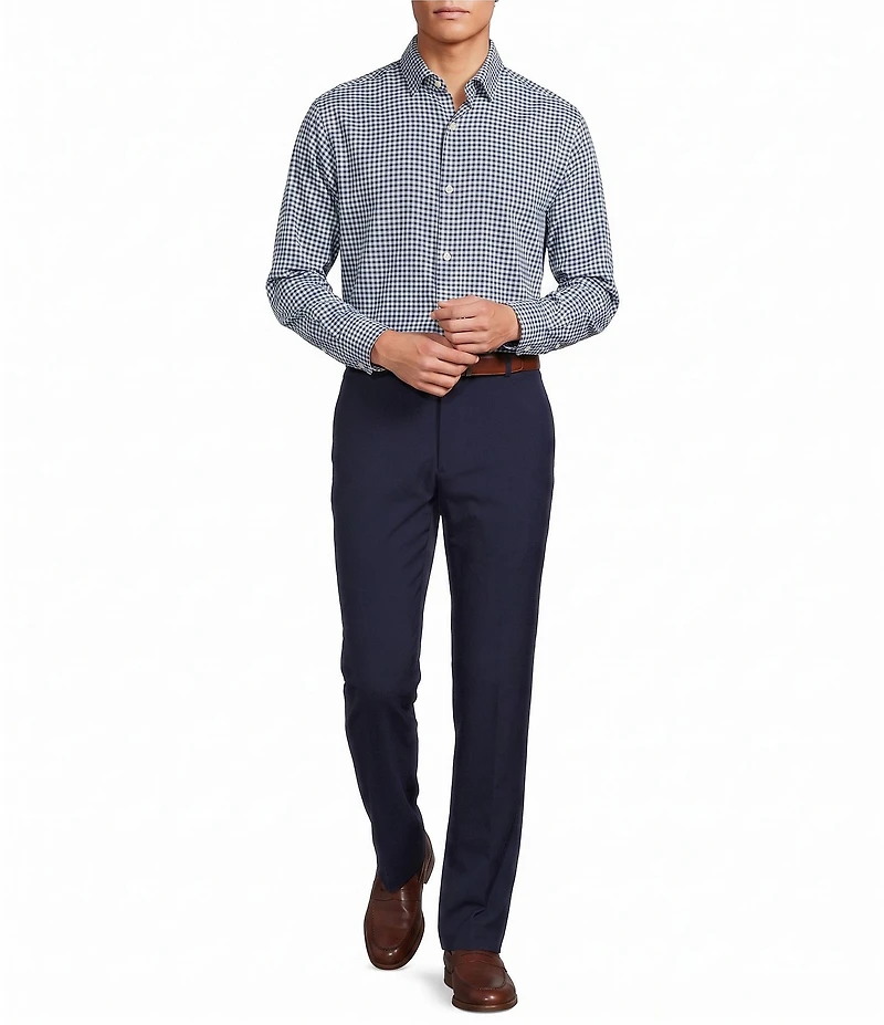 Roundtree & Yorke Performance The Traveler Small Check Sport Shirt