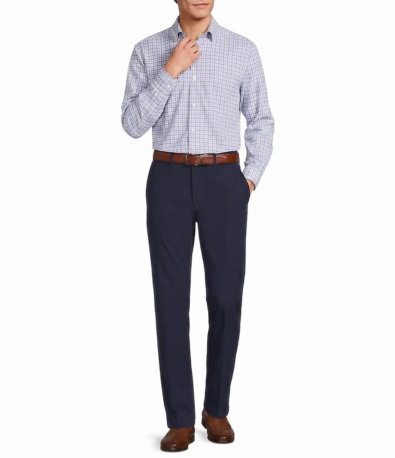Roundtree & Yorke Performance The Traveler Small Check Sport Shirt