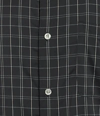 Roundtree & Yorke Performance Twill Large Plaid Sport Shirt