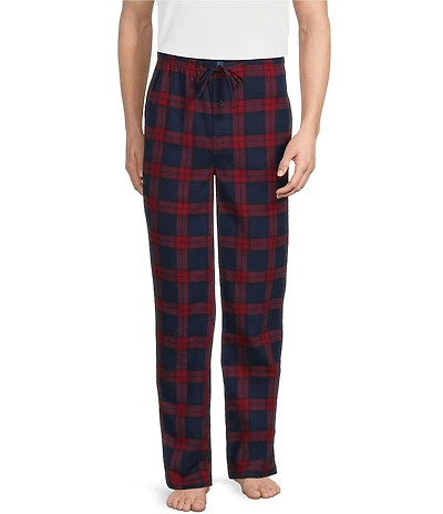 Roundtree & Yorke Plaid Flannel Sleep Pants