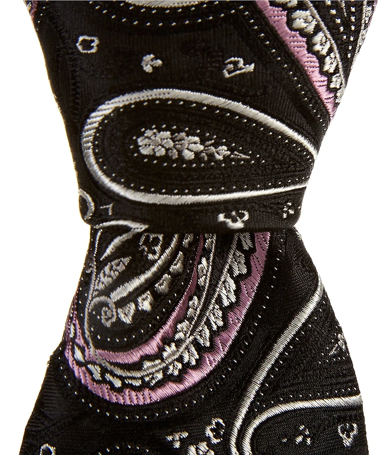 Cremieux Pop Of Paisley 3 1/4#double; Woven Silk Tie