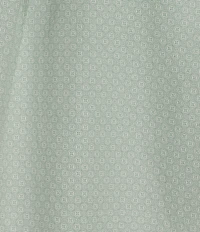 Roundtree & Yorke Short Sleeve Chambray Mini Geo Print Sport Shirt