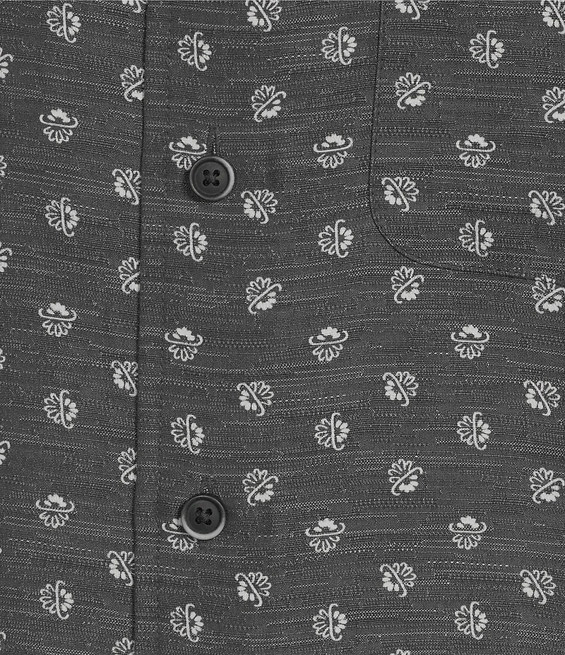 Roundtree & Yorke Short Sleeve Circle Print Hangout Sport Shirt