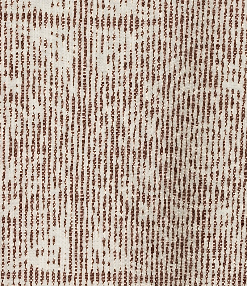 Roundtree & Yorke Short Sleeve Circle Print Polynosic Camp Sport Shirt