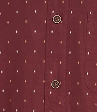 Roundtree & Yorke Short Sleeve Clip Dobby Sport Shirt