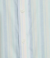 Roundtree & Yorke Short Sleeve Heather Striped Sport Shirt