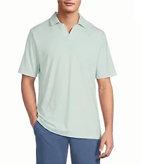 Roundtree & Yorke Short Sleeve Johnny Collar Shirt