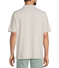 Roundtree & Yorke Short Sleeve Johnny Collar Shirt