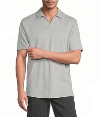 Roundtree & Yorke Short Sleeve Johnny Collar Shirt