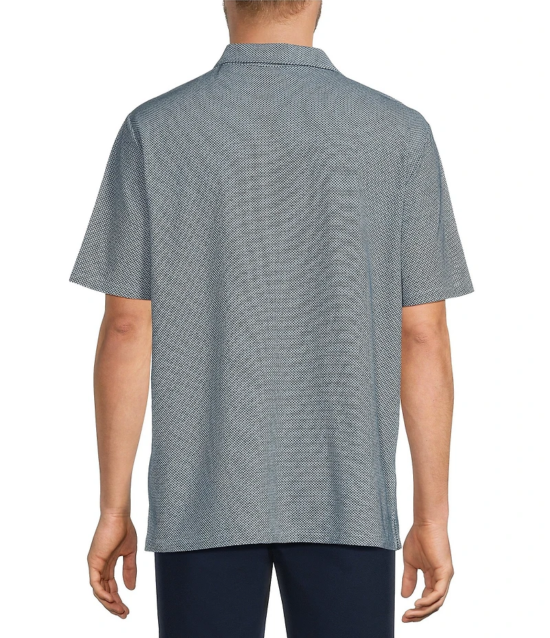 Roundtree & Yorke Short Sleeve Johnny Collar Shirt