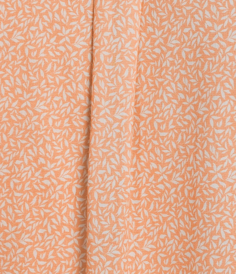 Roundtree & Yorke Short Sleeve Leaf Print Sport Shirt